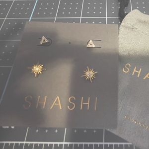 SHASHI 2-pairs of stud earrings